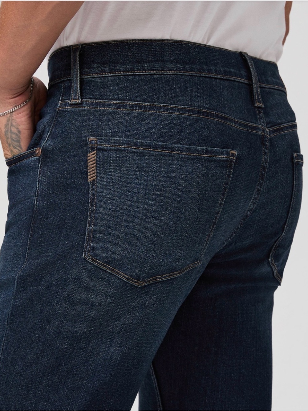 PAIGE Transcend Normandie Straight Leg Jean Dark Indigo Men’s Sz 32 x 34 Tall - Picture 2 of 9